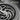 Three Headed Dragon Medallion Pendant, oxidized silver, close-up of dragon relief and textured border