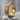 Moon Rock Ring, gold vermeil finish, product photo on stone