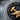 Facta Non Verba signet ring, oxidized finish, close-up of hammer and anvil relief