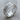 Twisted Rope Ring, polished silver finish, tabletop view