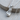 Laced Boxing Glove Pendant, polished, product photo on wood