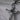 Crucified Christ Pendant, oxidized silver, close-up of the figure on the cross