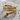Serpentine wrap ring, gold vermeil, product photo on stone surface