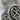 Alpha Omega Chi Rho Ring, oxidized, close-up of Christogram seal and side cross