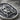 Halo Nimbus Jesus Pendant, oxidized silver, angled close-up view