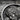 Jesus Carrying Cross Pendant, oxidized silver, close-up of sculpted relief