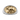 Front view of 925 sterling silver Roman wolf ring featuring a two-tone Romulus and Remus design against a white background