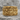 Twelve Apostles Last Supper Ring, gold vermeil, front view on stone