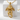Hanging Baby Dragon Pendant, gold vermeil, product photo on stone block
