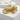 Bearded Dragon Pendant, gold vermeil, angled view on stone