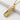Dragon rider pendant, gold vermeil, angled product photo