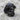 Thorn Crowned Jesus Ring, black rhodium plated finish on stone surface