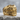 Jaw Bite Ring, gold vermeil, product photo on stone