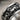 Horse Stampede Ring, oxidized silver, close-up of galloping horse relief
