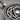 Squared Circle Pendant, oxidized silver, close-up of geometric motif
