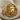 Acanthus Lion Ring, gold vermeil, product photo on woven textile