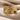 Japanese Dragon Head Ring, gold vermeil, angled product photo on stone