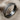 Rope Wedding Ring, angled product view on fabric