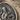 Saint Francis Pendant, oxidized silver, close-up of the Saint Francis relief