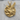 Eagle Hunting Fish Pendant, gold vermeil, front product photo