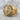 Compass Anchor Ring, gold vermeil, angled view on stone