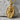 Kneeling Knight Warrior Pendant in gold vermeil, front product photo