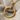 Crystal Nail Pendant, gold vermeil, product photo on linen fabric