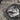 Greek Key Horse Pendant, oxidized silver, close-up of horse head and Greek key border