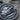 Air Force Fighter Jet Pendant, oxidized silver, close-up of aircraft relief