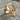 Chevron Armor Shield Ring in gold vermeil studio view