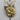 Flowing Mane Horse Pendant, gold vermeil, studio product shot