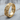 Daisy Floral Scroll Ring, gold vermeil, product photo