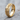 Forest Wolf Ring, gold vermeil, angled product photo