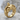 Stone Prisoner Ring, gold vermeil, product photo on stone