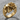 Carpe Diem Skull Rose Ring, gold vermeil, product photo on stone