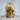 American Flag Skull Pendant in gold vermeil finish, product photo