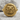 Aries Memento Mori Signet Ring in gold vermeil, front view on stone