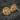 Lion Head Coin Cufflink, gold vermeil, product photo