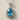 Filigree Teardrop Pendant, polished, studio product display photo