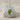 Sunburst Leaf Peridot Pendant, polished silver product photo