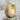 Beaded Channel Hoop Earring, gold vermeil, product photo on stone surface