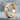 Zigzag Geometric Hoop Earring, gold vermeil, angled side view on stone