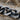 Curb Chain Ring, close-up view of the interlocking links in oxidized silver