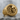 Sun Moon Skull Ring, gold vermeil, front angled view on stone