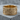 Japanese snake chrysanthemum ring, gold vermeil, product photo on stone base
