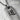 Do Kanji Bar Pendant, oxidized silver, close-up of calligraphy engraving