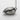 Tuna Nigiri Sushi Pendant, oxidized matte finish side view
