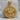 Saint George Dragon Slayer Pendant, gold vermeil, angled product photo
