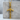 Saint Nino Grapevine Cross Pendant, gold vermeil, front product view