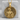Demeter Goddess Medallion Pendant, gold vermeil product photo